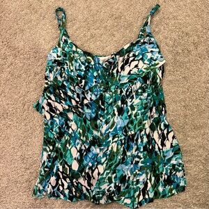 Aqua Green Swim Top - 18W